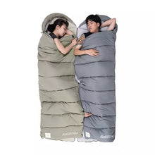 Load image into Gallery viewer, Envelop cotton sleeping bag with hood
